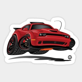 Dodge Challenger R/T Scat Pack Widebody Sticker